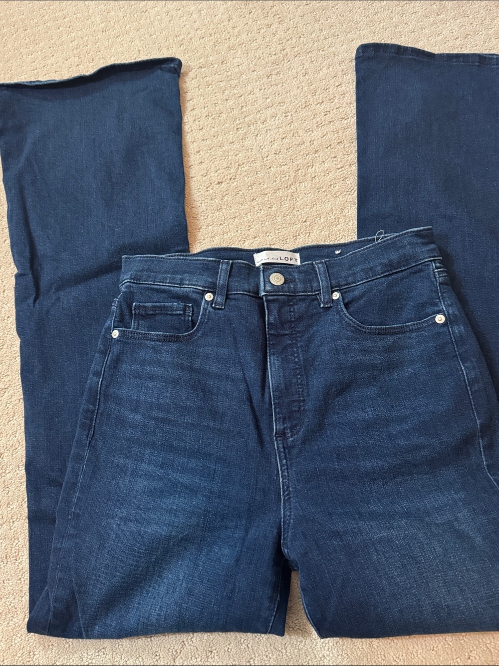 LOFT Slim Flare Jeans
